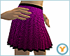 Pink Fishnet Pleated