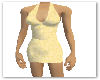 Halter creme dress