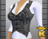{K} Black Denim Vest
