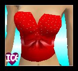REDTUBE TOP W/ POLKA DOTS