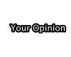 I Value Your Opinion