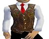 Tooled Leather Vest