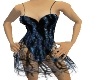 blue sparkle dress