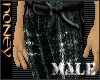 H*Old Black Pants{male}