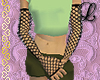 Fishnet gloves armlength