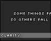 C. Fall into place
