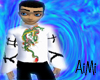 Asian Silk White Dragon