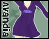 Av~Purple Bead Dress(LG)