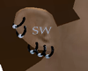 (SW)white bead x5