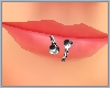 Spiral Lip Ring [silver]