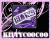 PURPLE BLING BIG STAMP