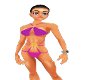 Purple Pink Bikini