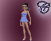 SandraDee Swimsuit Blue