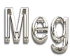 Meg name sticker