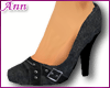 ANN Denim Pumps BLACK