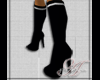 {A07} Blk/silver boots