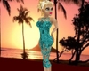 !S!Teal Lace Dress