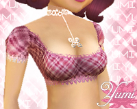 Yumi Plaid Top - Grapead