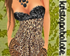 |k| Leopard Sequin Dress