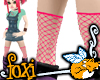 [Foxi]hot pink fishnets