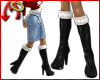 Winter Boots Black Suede