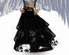 layered skull skirt