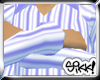 White & BabyBlue Stripes