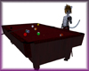 Dark Red Circuit Pool