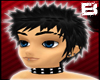 [B] Spikey stud collar