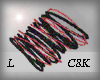 C8K RednBlack Bangle L