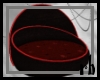 [rb] BlkRed PetBed Lg