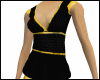 V-NeckTop ~ Black/Yellow