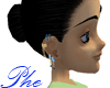 Gold N Blue Ear Cuffs