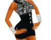 Zebra denim shorts