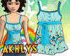 Bluesky/rainbow top