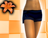Navy Tie Shorts
