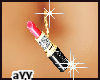 aYY- Lipstick Belly Ring