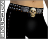 DEATHSHEAD Blk Lng Stud