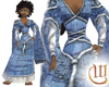 Priestess Gown - Adire