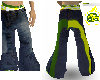 *DBF Grn/ylw Evisu jeans