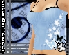 [L] Cami/Bra-Blue Flower