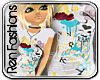 $R Funky Rainbow Tee