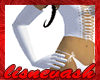 &pound;&igrave;&ccedil; White Leather Gloves