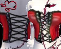 Red Plastic Corset