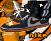 ($)orange nikes