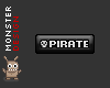 (BS) PIRATE in black