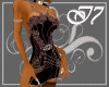 Silverwork Short Dress