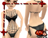 Crochet Bikini- Charcoal