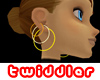 Three Hoop Earrings