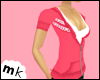 [MK] Lace Hoodie Pink